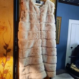 Faux Fur Long Vest